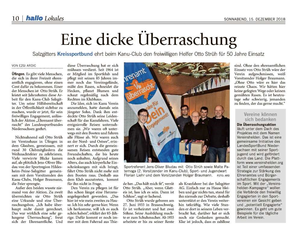 Weihnachtsfeier mit Ehrenamt überrascht
